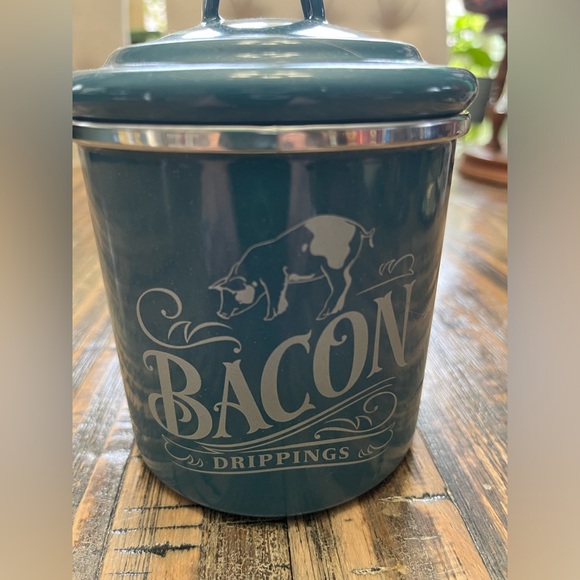 Ayesha Collection Other - Bacon Grease Can -CountryBlue